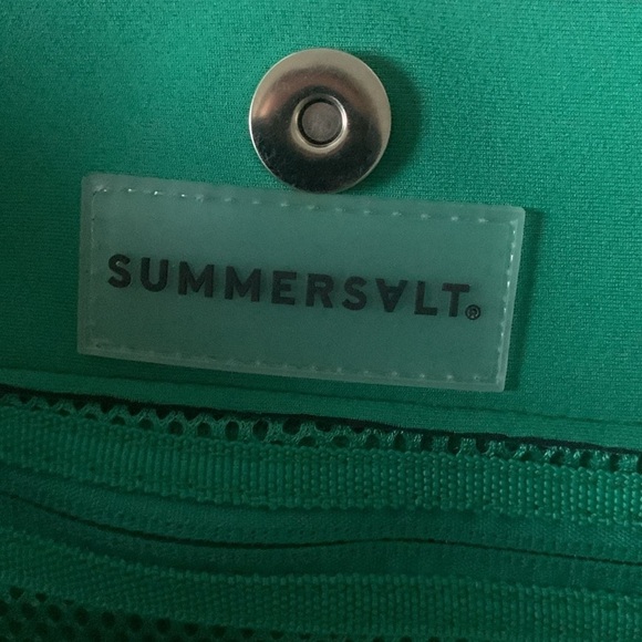 Summersalt Beach tote New! Green travel vocational gym - Picture 3 of 9